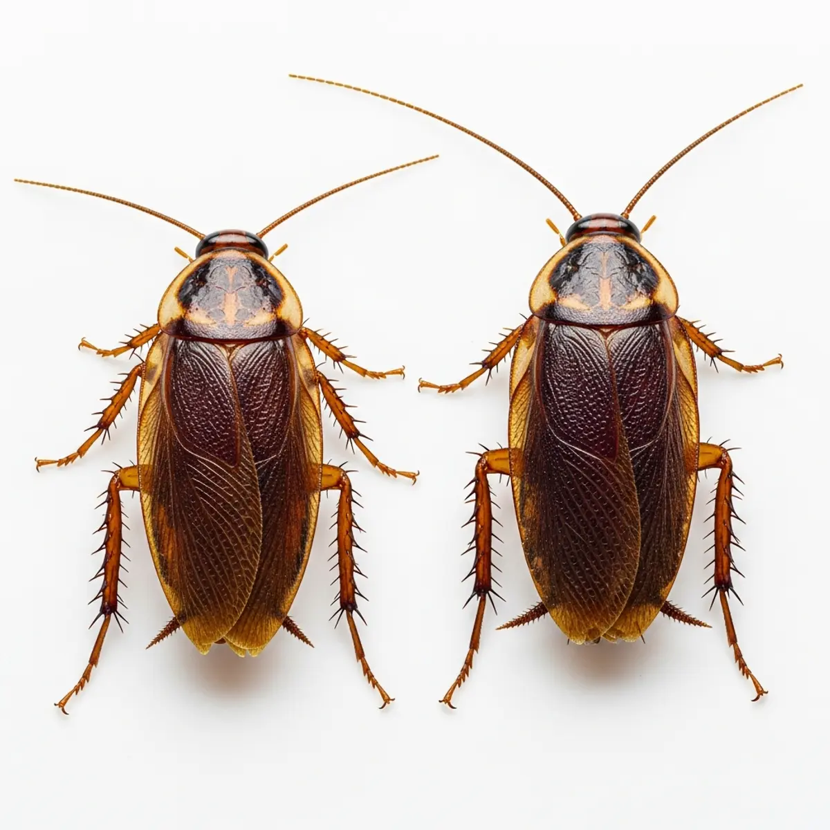 Comparaison entre blatte germanique et blatte de jardin Ectobius