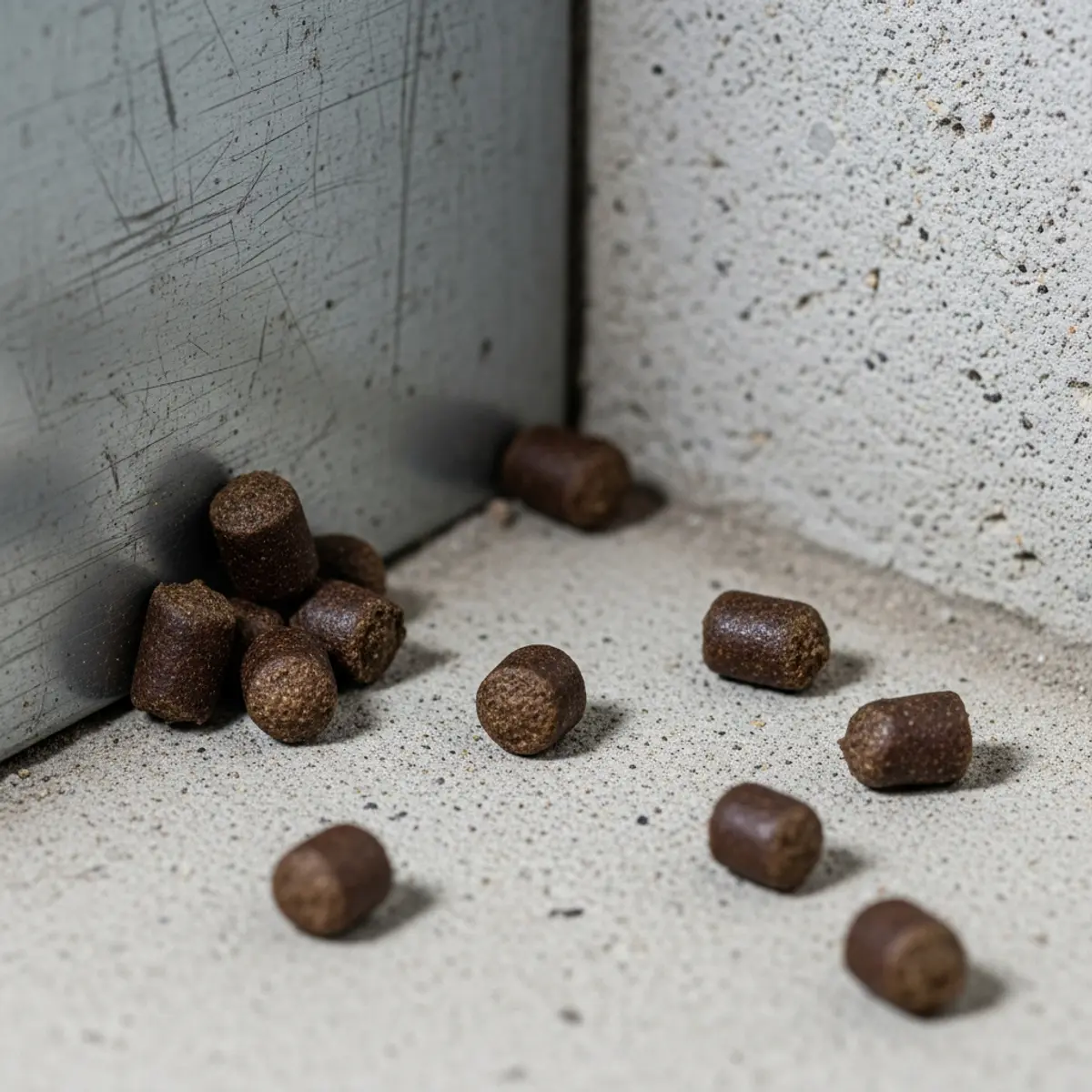 Crotte de rat identifiée lors d'un audit d'hygiène dans un local professionnel